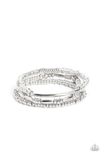 Load image into Gallery viewer, Monochromatic Medley - Silver Set of Bracelets