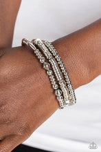 Load image into Gallery viewer, Monochromatic Medley - Silver Set of Bracelets