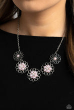 Load image into Gallery viewer, Mandala Mosaic - Pink Necklace
