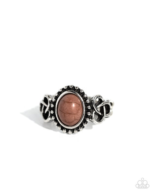 Celtic KNOT-out - Brown Dainty Ring