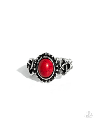 Celtic KNOT-out - Red Dainty Ring