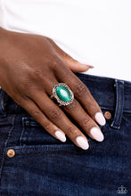Load image into Gallery viewer, Plaited Pattern - Green Ring
