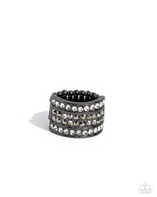Load image into Gallery viewer, Smoldering Spectacle - Black Gunmetal Ring