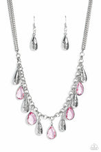 Load image into Gallery viewer, Teardrop Timbre - Pink Necklace