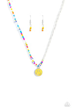Load image into Gallery viewer, Smiling Showdown - Yellow Necklace