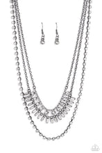 Load image into Gallery viewer, Dripping in Stardust - Black Gunmetal Necklace