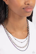 Load image into Gallery viewer, Mardi Gras Mayhem - Multi Necklace