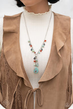 Load image into Gallery viewer, Notably Natural - Blue Necklace