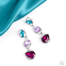 Load image into Gallery viewer, Dimensional Dance - Multi Post Earrings
