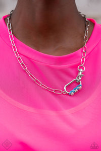 Dont Want to Miss a STRING - Blue Necklace