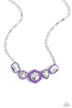 Load image into Gallery viewer, Evolving Elegance - Purple Necklace