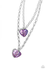 Load image into Gallery viewer, Layered Love - Purple Necklace