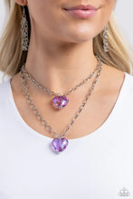 Load image into Gallery viewer, Layered Love - Purple Necklace