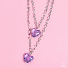 Load image into Gallery viewer, Layered Love - Purple Necklace