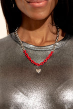 Load image into Gallery viewer, Locked Down - Red Necklace