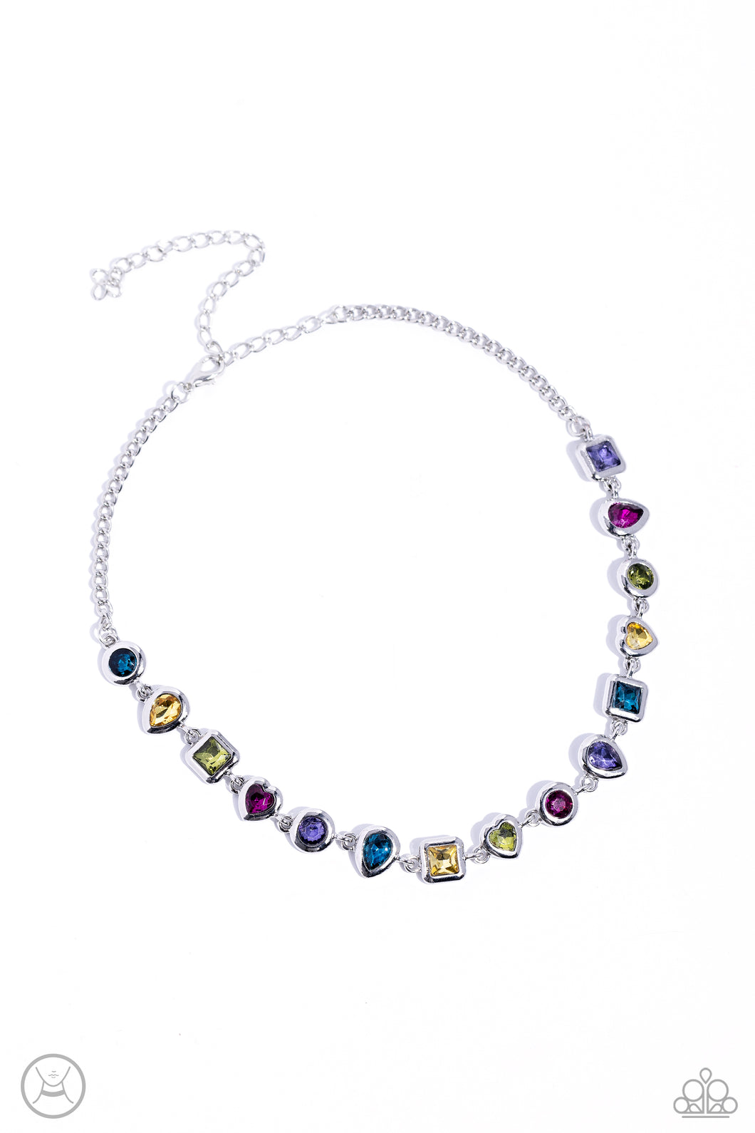 Abstract Admirer - Multi Choker Necklace
