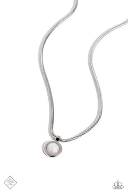 High-Strung Habit - White Necklace