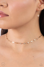 Load image into Gallery viewer, Cupid Catwalk - Gold Choker Necklace