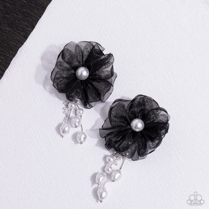 Dripping In Decadence - Black Earrings