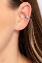 Load image into Gallery viewer, Catwalk Curves - Silver Cuff Earrings
