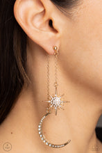 Load image into Gallery viewer, Stellar Showstopper - Gold Double-Sided Post Earrings
