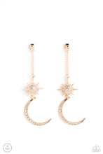 Load image into Gallery viewer, Stellar Showstopper - Gold Double-Sided Post Earrings