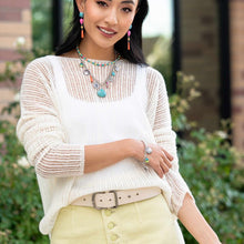 Load image into Gallery viewer, Arid Ambiance - Blue Choker Necklace