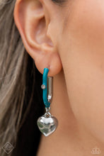 Load image into Gallery viewer, Cherishing Color - Blue Hoop Earrings