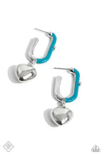 Load image into Gallery viewer, Cherishing Color - Blue Hoop Earrings