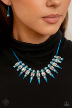 Load image into Gallery viewer, Punk Passion - Blue Necklace