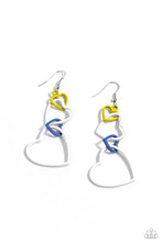Load image into Gallery viewer, Cascading Crush - White Earrings