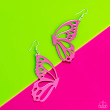 Load image into Gallery viewer, WING of the World - Pink Earrings