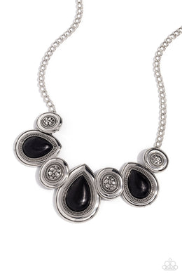 Rustic Remix - Black Necklace