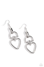 Load image into Gallery viewer, Padlock Your Heart - Silver Earrings
