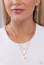 Load image into Gallery viewer, Half of My Heart - Gold Necklace
