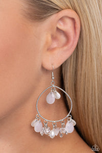 Elite Expression - White Earrings