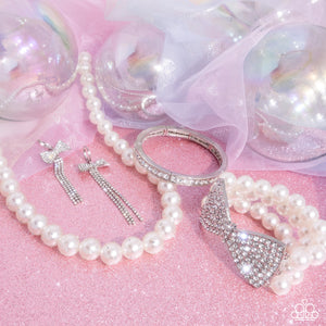 Dashing Declaration - White Bracelet