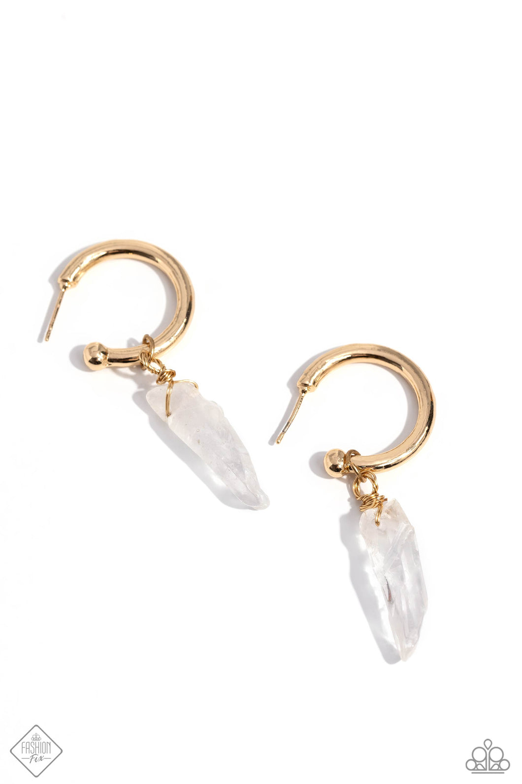 Excavated Elegance - Gold Earrings