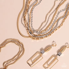Load image into Gallery viewer, I SQUARE For You - Gold Necklace