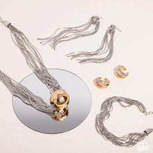 Load image into Gallery viewer, All STRANDS On Deck - Silver Post Earrings