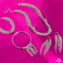 Load image into Gallery viewer, Copious Caliber - Silver Hoop Earrings