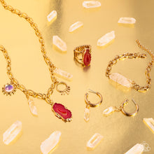 Load image into Gallery viewer, Geode Glam - Pink Necklace