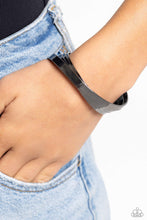 Load image into Gallery viewer, Rebellious Ribbons - Black Gunmetal Bracelet