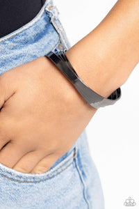 Rebellious Ribbons - Black Gunmetal Bracelet