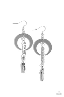 Lounging Laurel - Silver Earrings