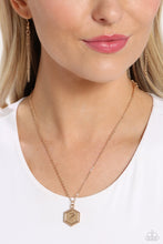 Load image into Gallery viewer, Emblematic Elegance - Z - Gold Necklace
