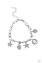 Load image into Gallery viewer, Legacy Letters - White - B Bracelet