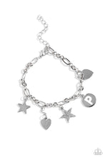 Load image into Gallery viewer, Legacy Letters - White - P Bracelet