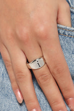 Load image into Gallery viewer, Monogram Memento - I - Silver Ring
