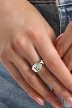 Load image into Gallery viewer, Monogram Memento - K - Silver Ring